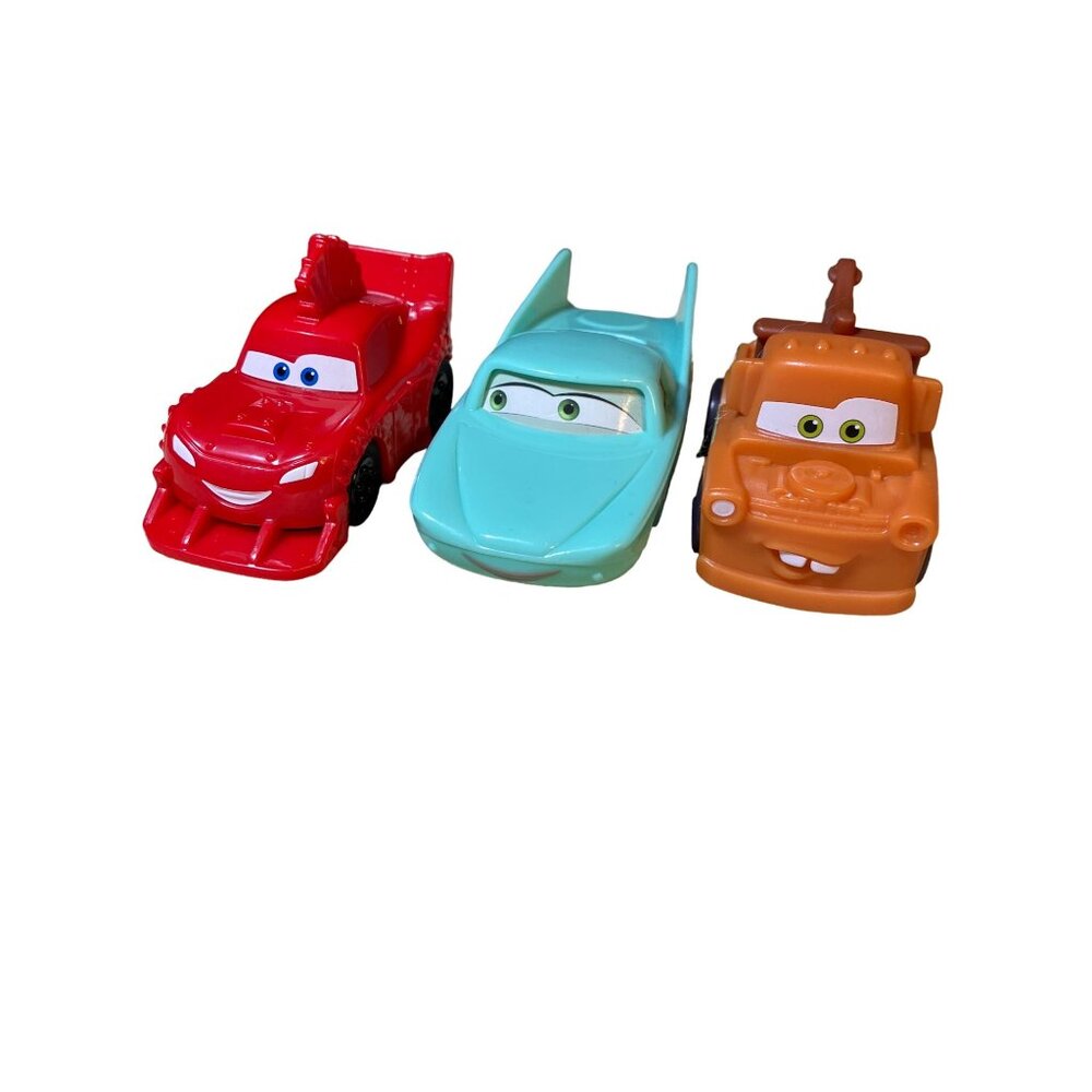 Disney Pixar Cars Set of 3 Plastic Vehcles
